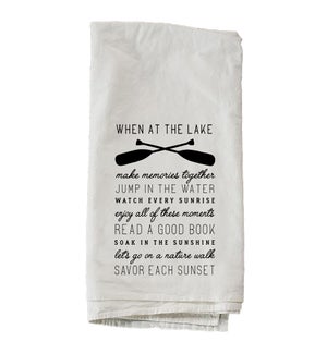 When At The Lake Towel